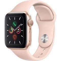 Apple Watch (Series 4) 2018 GPS 44mm - Ανοξείδωτο ατσάλι Χρυσό - Αθλητικό λουράκι Ροζ