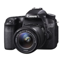 Reflex EOS 70D - Μαύρο + Canon EF-S 18-55mm f/3.5-5.6 IS STM f/3.5-5.6
