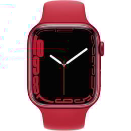 Apple Watch Series 7 (2021) GPS 45 mm - Αλουμίνιο Κόκκινο - Sport band Κόκκινο