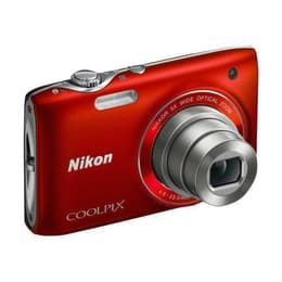 Συμπαγής Coolpix S3100 - Κόκκινο + Nikon Nikkor Wide Optical Zoom 26-130 mm f/3.2-6.5 f/3.2-6.5