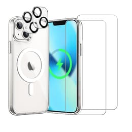 Προστατευτικό iPhone 13 mini 2 οθόνης - TPU - Διαφανές