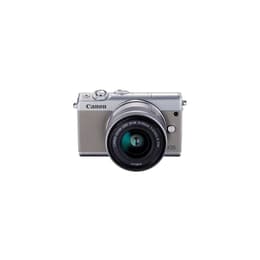 Υβριδική EOS M100 - Γκρι + Canon Canon Zoom Lens EF-M 15-45 mm f/ 3.5-6.3 IS STM f/3.5-6.3