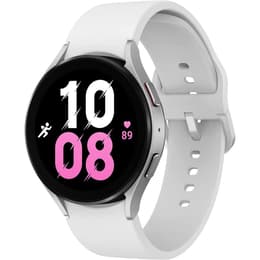 Samsung Ρολόγια Galaxy Watch 5 Παρακολούθηση καρδιακού ρυθμού GPS - Ασημί/Άσπρο