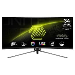 34" MSI MAG 345CQR 3440 x 1440 LED monitor Μαύρο