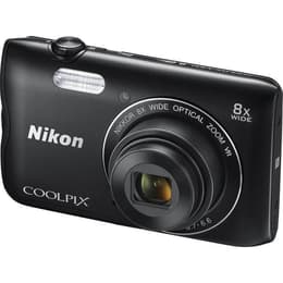 Συμπαγής Coolpix A300 - Μαύρο + Nikon Nikkor 8x Wide Optical Zoom 25-200mm f/3.7-6.6 VR f/3.7-6.6