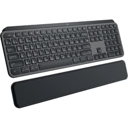Logitech Πληκτρολόγιο AZERTY Γαλλικό Ασύρματο Πληκτρολόγιο με φωτιζόμενα πλήκτρα MX KEYS S PLUS