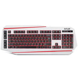 Zelesouris Πληκτρολόγιο QWERTY Αγγλικά (US) Πληκτρολόγιο με φωτιζόμενα πλήκτρα KM-95