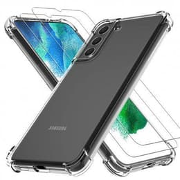 Προστατευτικό Galaxy S22 Plus 5G 2 οθόνης - Σιλικόνη - Διαφανές