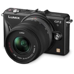Lumix DMC-GF2 - Μαύρο + Panasonic Lumix G Vario 14-42mm f/3.5-5.6 MEGA O.I.S f/3.5-5.6