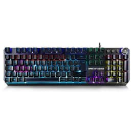 Spirit Of Gamer Πληκτρολόγιο AZERTY Γαλλικό Πληκτρολόγιο με φωτιζόμενα πλήκτρα XPERT K400