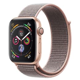Apple Watch (Series 4) 2018 GPS 40mm - Αλουμίνιο Ροζ χρυσό - Υφασμένο νάιλον Ροζ