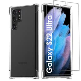 Προστατευτικό Galaxy S22 Ultra 5G 2 οθόνης - Σιλικόνη - Διαφανές