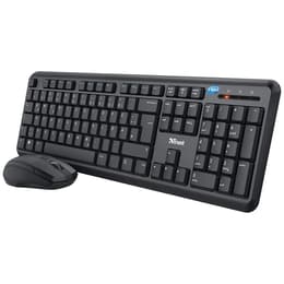 Trust Πληκτρολόγιο QWERTZ Γερμανικά Ασύρματο YMO 24080