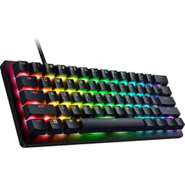 Razer Πληκτρολόγιο AZERTY Γαλλικό Πληκτρολόγιο με φωτιζόμενα πλήκτρα Huntsman V3 Pro Mini