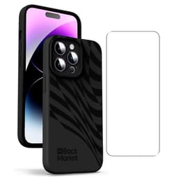 Back Market Προστατευτικό iPhone 14 pro και προστατευτική οθόνη - Ανακυκλωμένο πλαστικό - Μαύρο