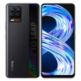 Realme 8 128GB - Μαύρο - Ξεκλείδωτο - Dual-SIM