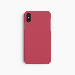 Προστατευτικό iPhone X/XS - Φυσικό υλικό - Κόκκινο