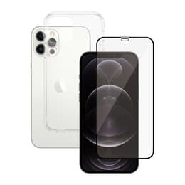 Θήκη 360 iPhone 12/12Pro και προστατευτική οθόνη - TPU - Διαφανές