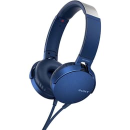Sony MDR-XB550AP Extra Bass καλωδιωμένο Ακουστικά Μικρόφωνο - Μπλε