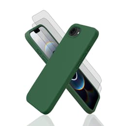 Προστατευτικό iPhone 16e 2 οθόνης - Σιλικόνη - Πράσινο