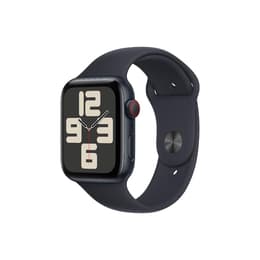 Apple Watch (Series SE) 2020 GPS + Cellular 44mm - Αλουμίνιο Space Gray - Sport band Μαύρο