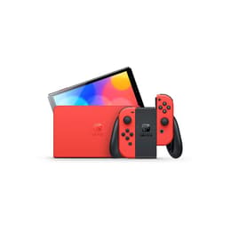 Switch OLED 64GB - Κόκκινο - Περιορισμένη έκδοση Super Mario Red