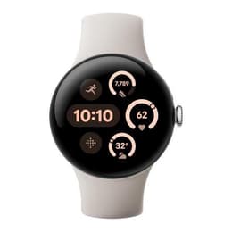 Google Ρολόγια Pixel Watch 3 Παρακολούθηση καρδιακού ρυθμού GPS - Ασημί