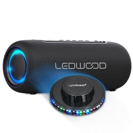 Enceinte Hifi Autonome 100W Ledwood XS100, Ampoule LED, Buetooth USB, TWS, IPX5, Assistant Vocal, 10W RMS, Batterie 2000mAh Bluetooth Ηχεία - Μαύρο