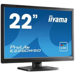 22" Iiyama ProLite E2280WSD 1680 x 1050 LCD monitor Μαύρο