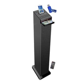 Inovalley Tour de son noire avec lecteur CD, Bluetooth, FM et USB, 60W + télécommande , clé 32Go Inclus Ηχεία - Μαύρο