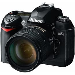 Κάμερα - Reflex Nikon D70S - Μαύρο + Φωτογραφικός φακός - Nikon 18-70mm f/3.5-4.5G ED IF AF-S DX Nikkor Zoom Lens
