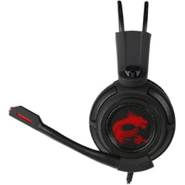 Msi DS502 gaming καλωδιωμένο Ακουστικά Μικρόφωνο - Μαύρο/Κόκκινο