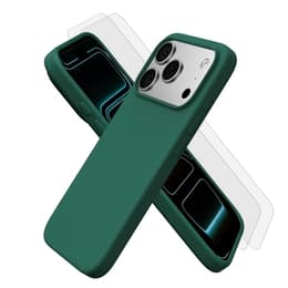 Προστατευτικό iPhone 17 Pro 2 οθόνης - Σιλικόνη - Πράσινο