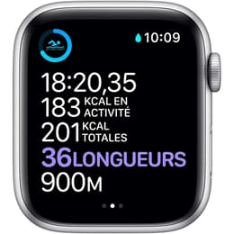 Apple Watch (Series 6) 2019 GPS 44mm - Αλουμίνιο Ασημί - Sport band Ροζ άμμος