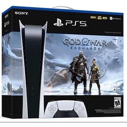 PlayStation 5 Digital Edition 825GB - Άσπρο + God of War Ragnarok