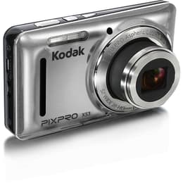 Συμπαγής X53 - Ασημί + Kodak Kodak Pixpro Aspheric Zoom Lens 5.1 - 25.5mm f/3.9-6.3 f/3.9-6.3