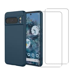 Προστατευτικό Google Pixel 8 Pro 2 οθόνης - Σιλικόνη - Μπλε