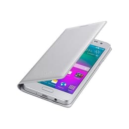 Προστατευτικό Galaxy A3 - Δέρμα - Ασημί