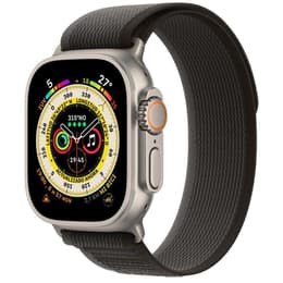 Apple Watch (Ultra) 2022 GPS + Cellular 49mm - Τιτάνιο Γκρι - Βρόχος μονοπατιών Μαύρο