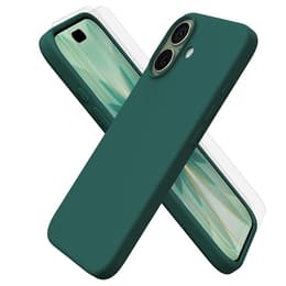Προστατευτικό iPhone 17 2 οθόνης - Σιλικόνη - Πράσινο