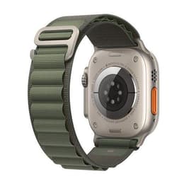 Apple Watch Ultra (2022) GPS + Cellular 49 mm - Τιτάνιο Φυσικό τιτάνιο - Αλπικός βρόχος Πράσινο