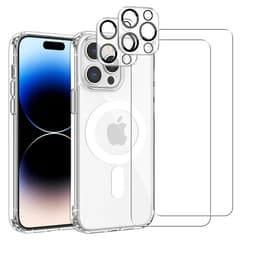 Προστατευτικό iPhone 14 Pro 2 οθόνης - TPU - Διαφανές