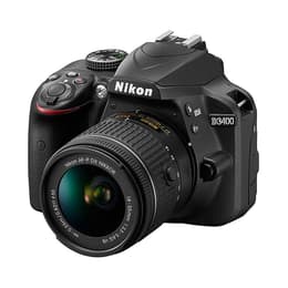 Reflex D3400 - Μαύρο + Nikon AF-P DX Nikkor 18-55mm f/3.5-5.6G VR f/3.5-5.6G