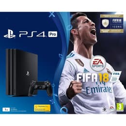 PlayStation 4 Pro 1000GB - Μαύρο + FIFA 18