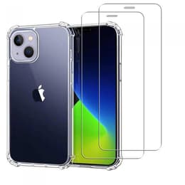 Προστατευτικό iPhone 13 2 οθόνης - TPU - Διαφανές