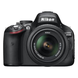 Κάμερα Réflex - Nikon D5100 Μάυρο + Φωτογραφικός φακός Nikon AF-S DX Nikkor 18-55mm f/3.5-5.6G VR