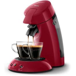 Καφετιέρα Espresso με κάψουλες Συμβατό με Senseo Philips HD6554/91 L - Κόκκινο