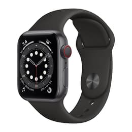 Apple Watch (Series 6) 2020 GPS 44mm - Αλουμίνιο Γκρι - Sport band Μαύρο