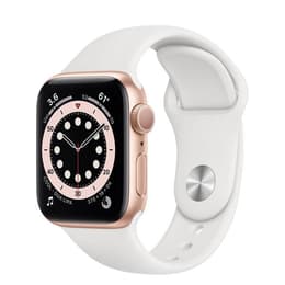 Apple Watch (Series 3) 2017 GPS 38mm - Αλουμίνιο Ροζ χρυσό - Sport band Άσπρο