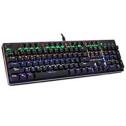 Mars Gaming Πληκτρολόγιο QWERTY Ισπανικό Πληκτρολόγιο με φωτιζόμενα πλήκτρα MK4